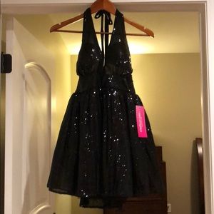 Never Been Worse Black Sparkly Dress